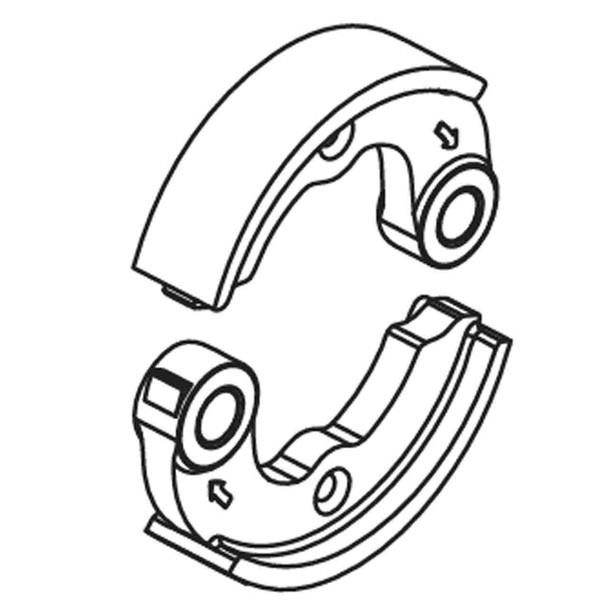 ECHO P100000080 - CLUTCH SHOE SET