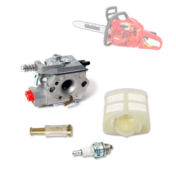 SHINDAIWA 340S COMPLETE CARBURETOR AIR-OIL FILTERS SPARK PLUG KIT OEM SHINDAIWA 340S COMPLETE CARBURETOR AIR-OIL FILTERS SPARK PLUG KIT OEM