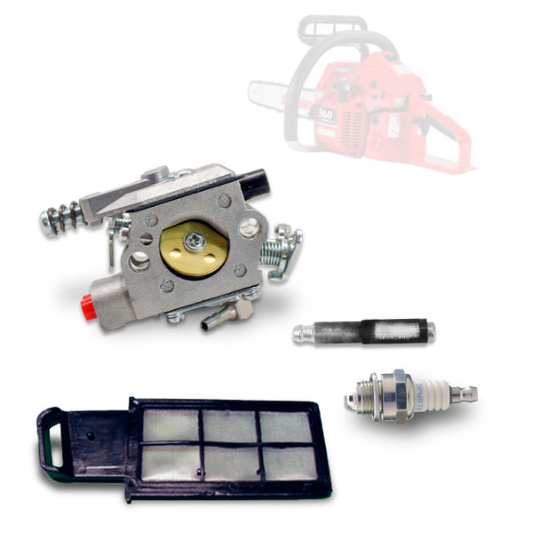 SHINDAIWA 360 COMPLETE CARBURETOR AIR-OIL FILTERS SPARK PLUG KIT OEM SHINDAIWA 360 COMPLETE CARBURETOR AIR-OIL FILTERS SPARK PLUG KIT OEM