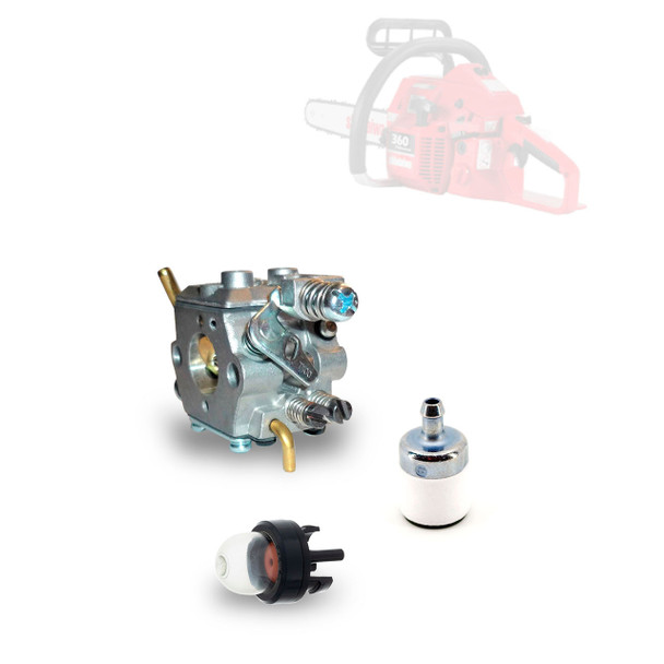 SHINDAIWA 360TES COMPLETE CARBURETOR FUEL FILTER PRIMER BULB KIT OEM SHINDAIWA 360TES COMPLETE CARBURETOR FUEL FILTER PRIMER BULB KIT OEM