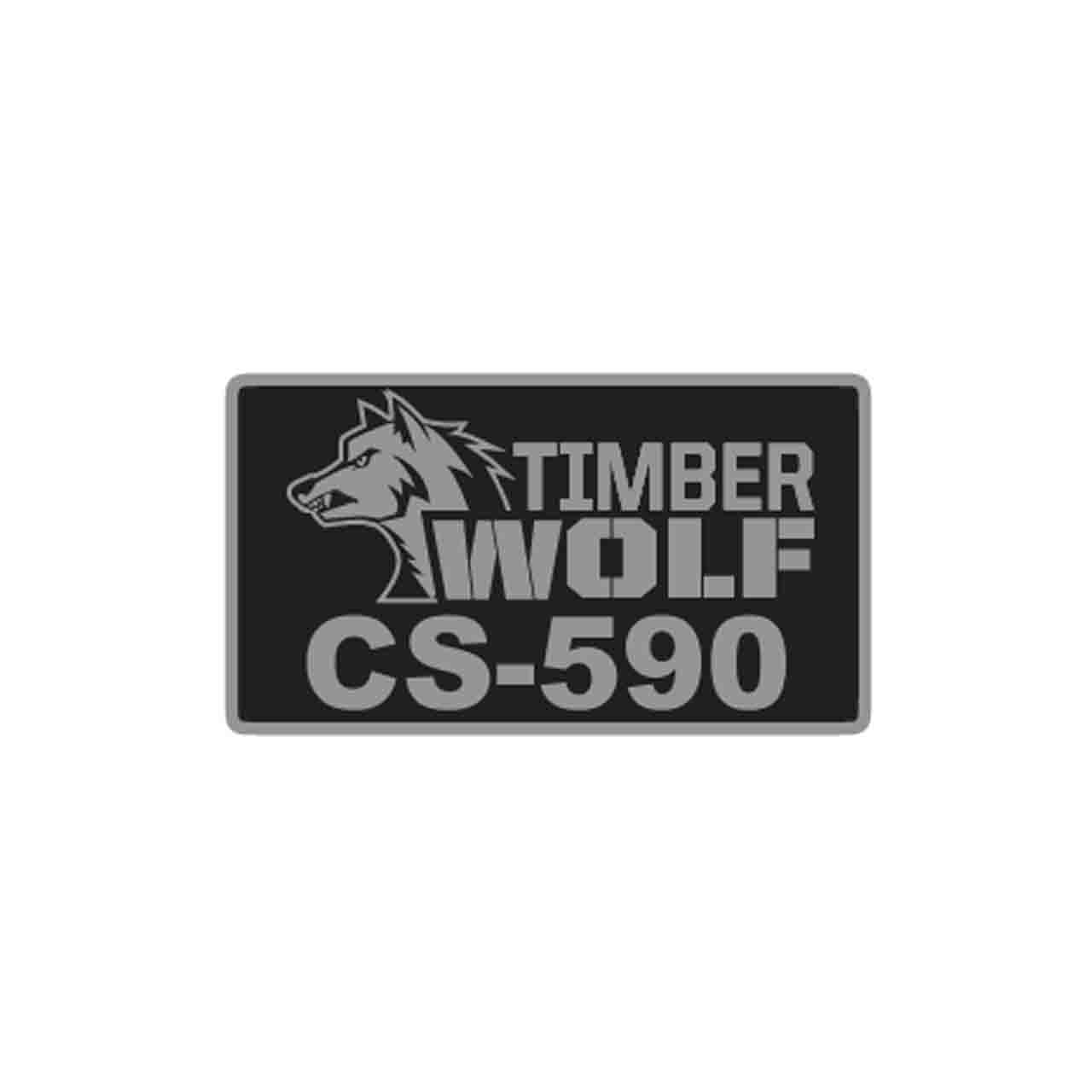 ECHO X503013100 - LABEL MODEL CS-590 TIMBERWOLF | Genuine Part