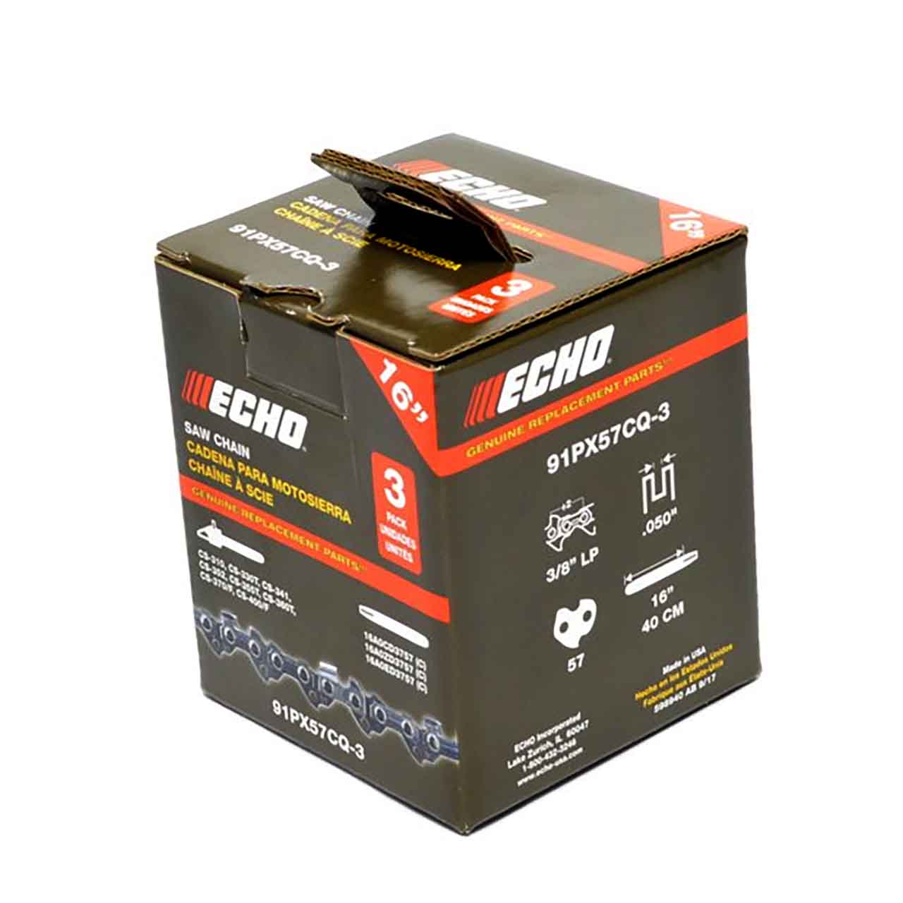 ECHO 91PX57CQ-3 3 CHAINS FOR THE PRICE OF 2-Genuine part