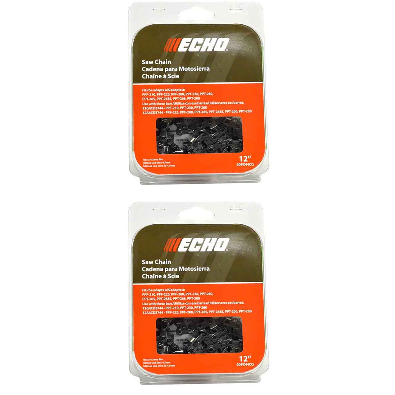 2 Pack of 90PX44CQ Echo AdvanceCut Chain - 12