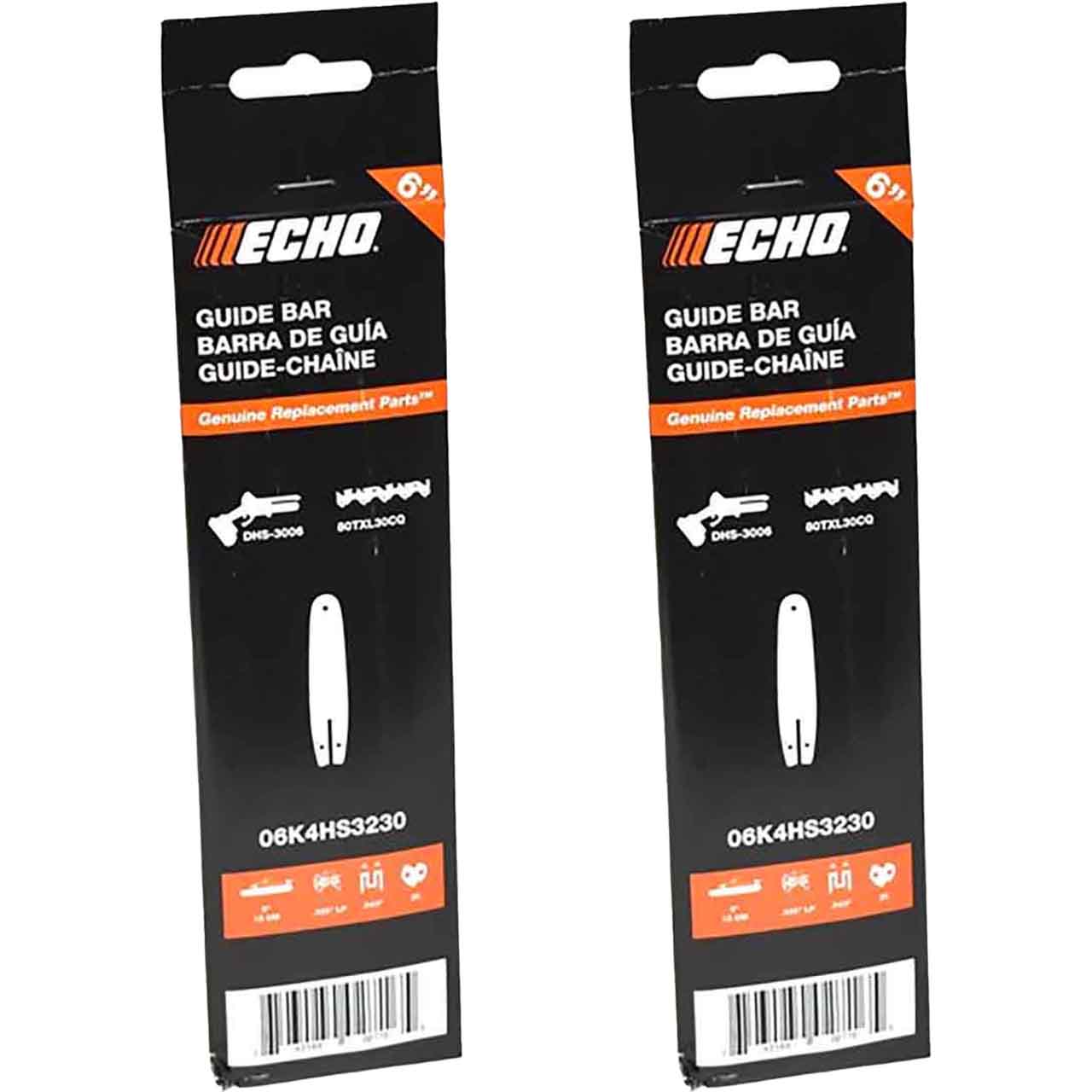 2 Pack of 06K4HS3230 Echo SpeedCut Nano Bar - 6