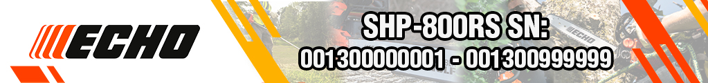SHP-800RS SN: 001300000001 - 001300999999