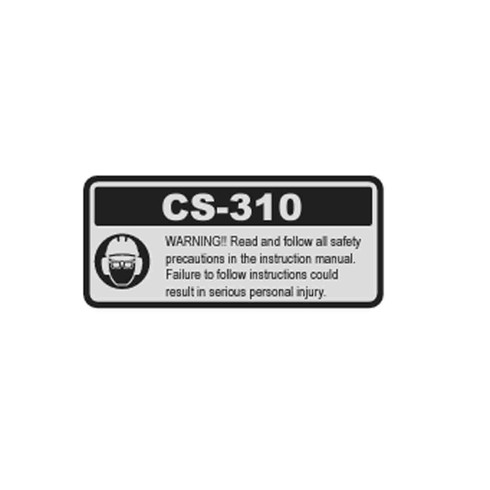 ECHO X503014340 - LABEL MODEL CS-310 | Genuine Part