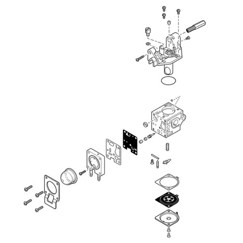 ECHO A021005490 - CARBURETOR (SRM-266) 23 | Genuine Part