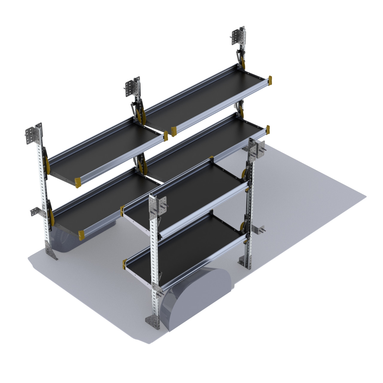Commercial Work Van Shelving Packages For Ram ProMaster