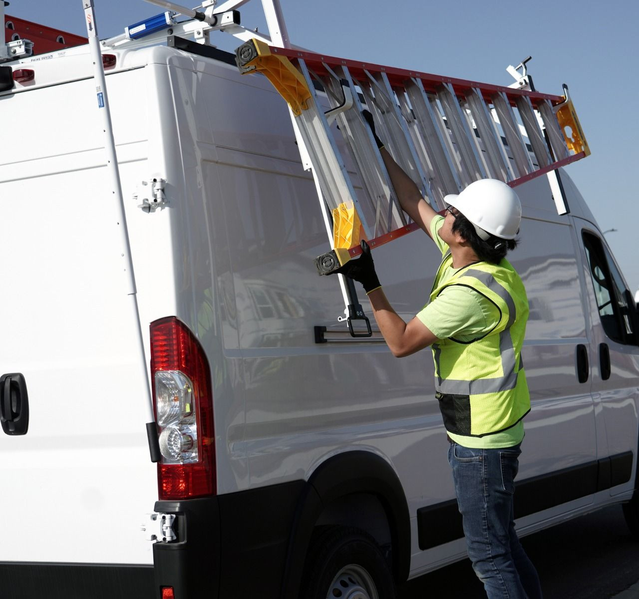 Buy Transit ErgoRack Drop Down Ladder Rack | Prime Design