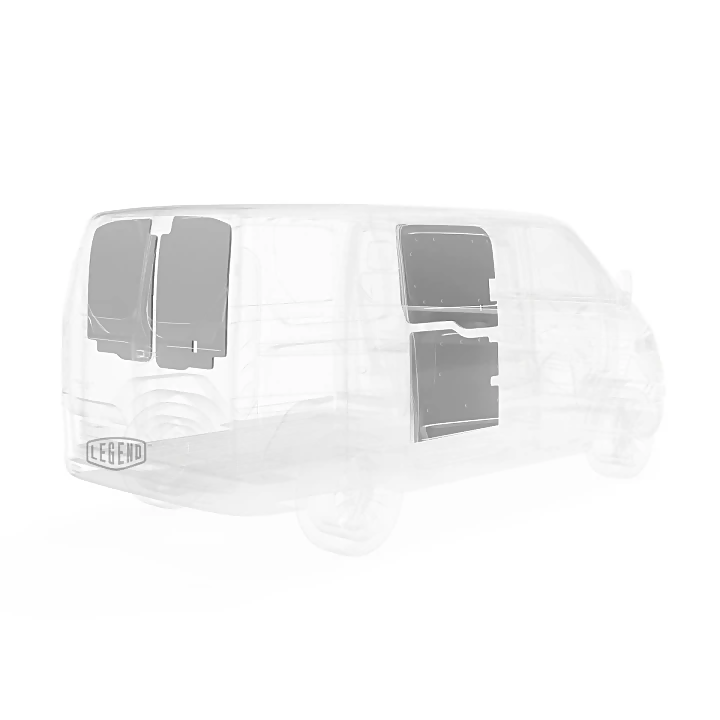 ford transit custom rear door white