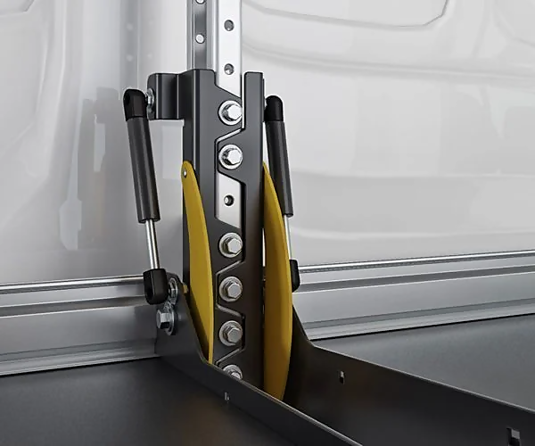 Buy 60" FoldAway Shelving Unit With 2 Levels For Commercial Vans