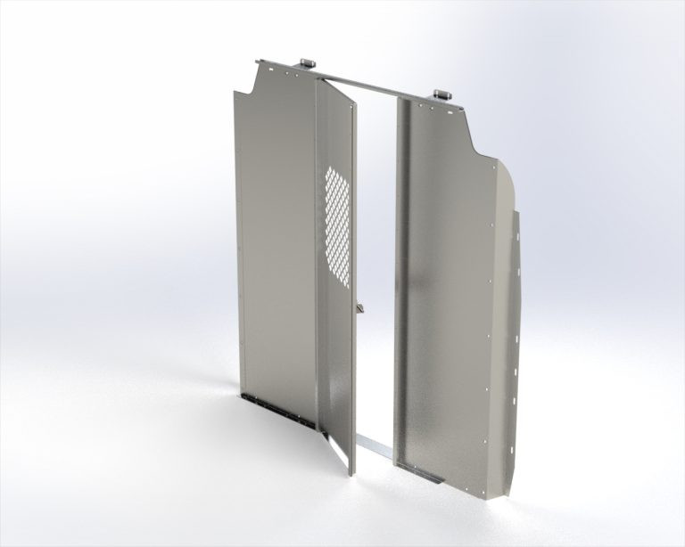 Swing Door Aluminum Partition for Transit Van