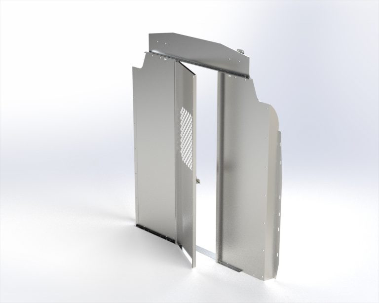 Swing Door Aluminum Partition for Transit Van