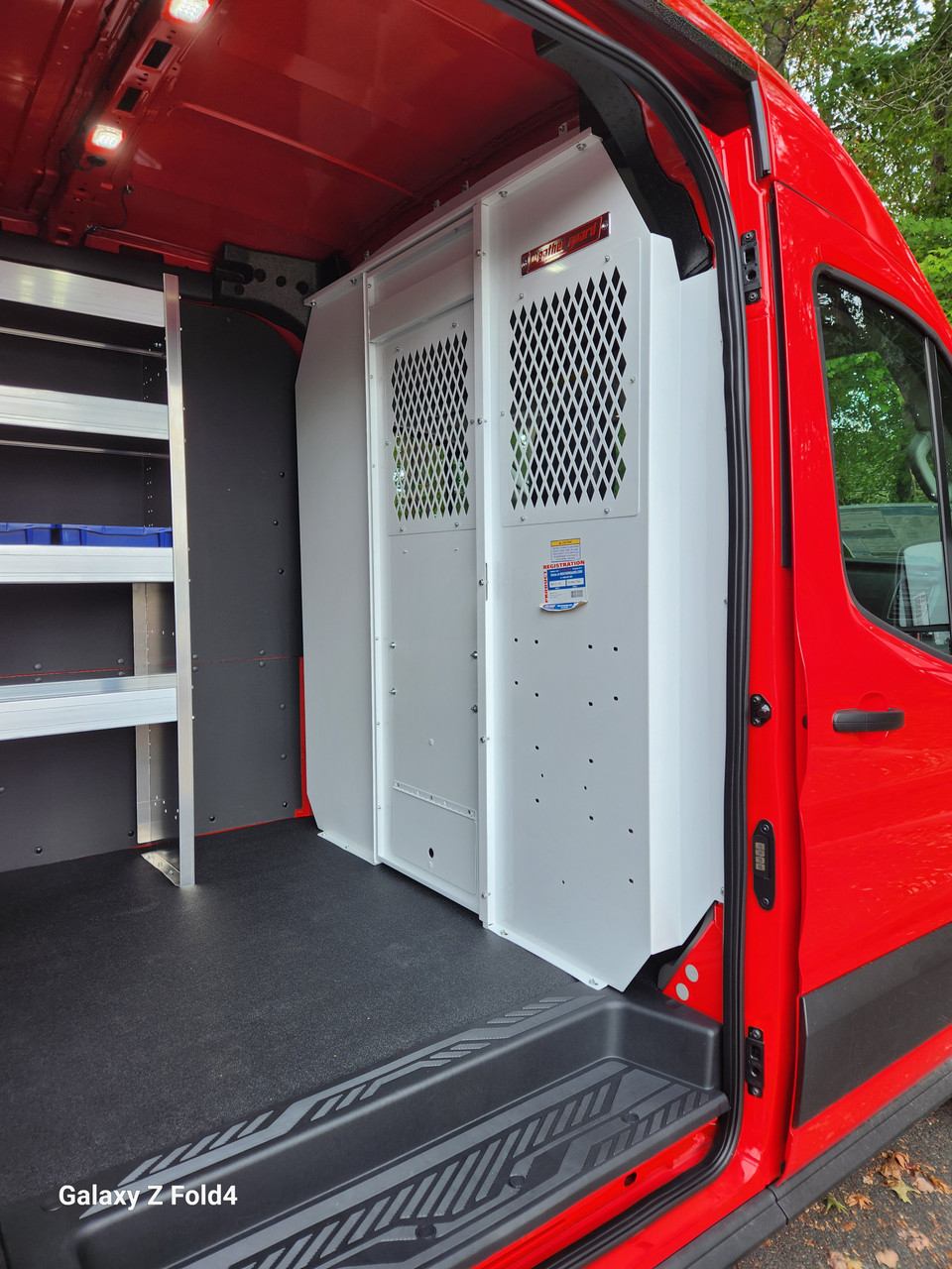 Straight Steel Partition for Transit Van (With or Without Swing