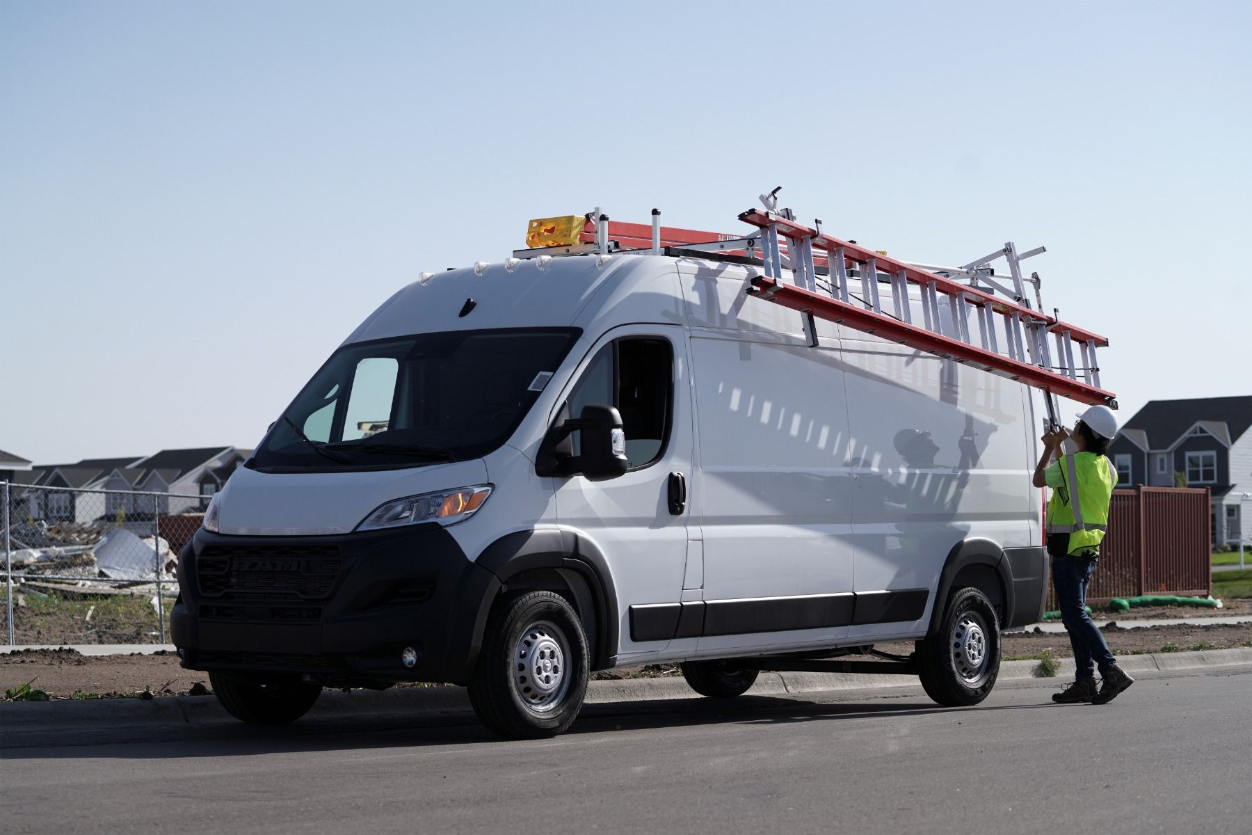 Loader Transit Rack Ford Transit Ladder Rack | Prime Design ErgoRack Drop Down