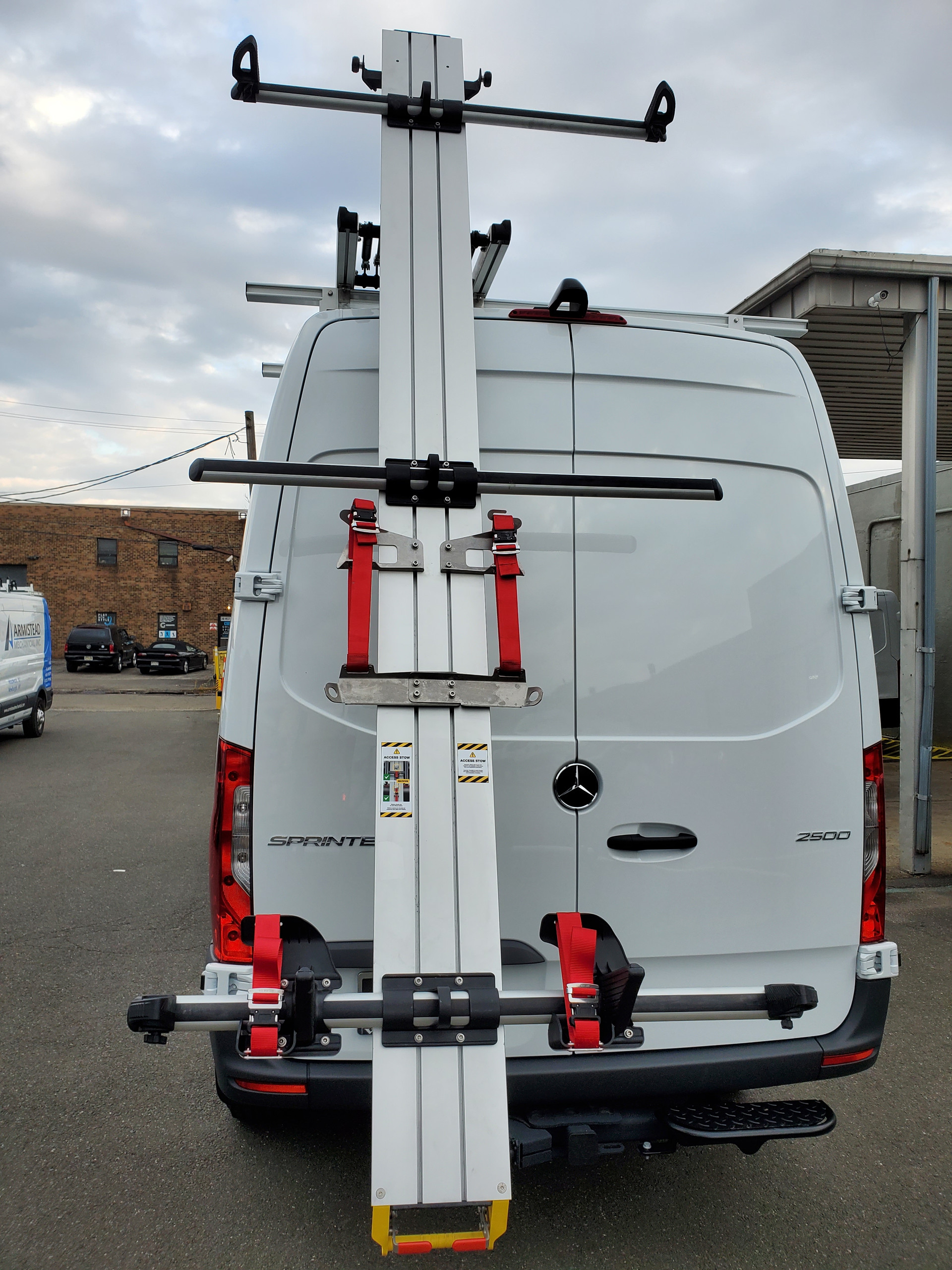 Access Stow Rear Ladder Rack for Sprinter Van | Ranger Design