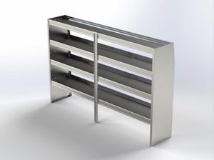 96"L x 62"H Extra Capacity 4-Shelf Shelving Unit