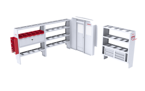 ProMaster 159" WB Van Steel Electrical Shelving Package