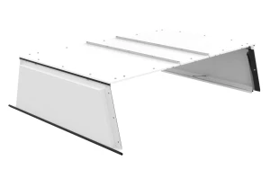 Truck Bed Canopy for GM Trucks - Long Bed 8' with Deep Front Cap