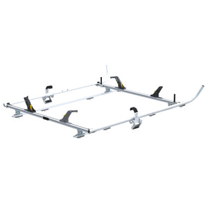 Double Clamp Aluminum Ladder Rack for 148"/148" Extended Transit Van, 2 Bar System