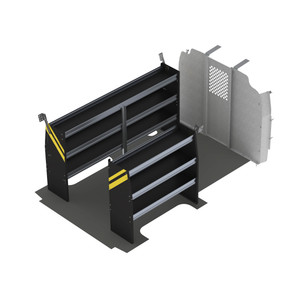 Savana / Express Base Shelving Package w/ partition