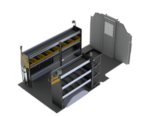 Transit Low Roof Van HVAC Shelving Package