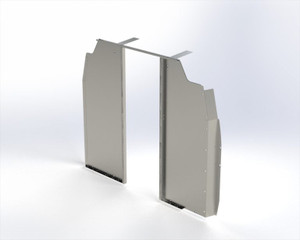 Swing Door Aluminum Partition for Savana/Express Van