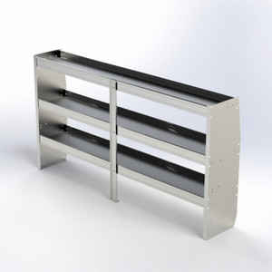84"L x 45"H 3-Shelf Shelving Unit