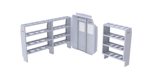 Transit Medium Roof Van Steel Base Shelving Package