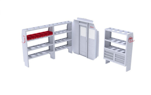 Transit High Roof Van Steel General Service Shelving Package
