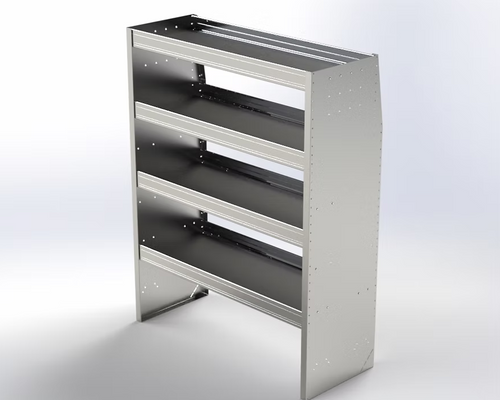 Lightweight Extra Deep 4 Shelf Unit, 62'H x 48'L