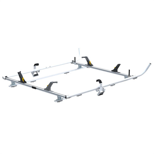 Double Clamp Aluminum Ladder Rack for 148"/148" Extended Transit Van, 2 Bar System