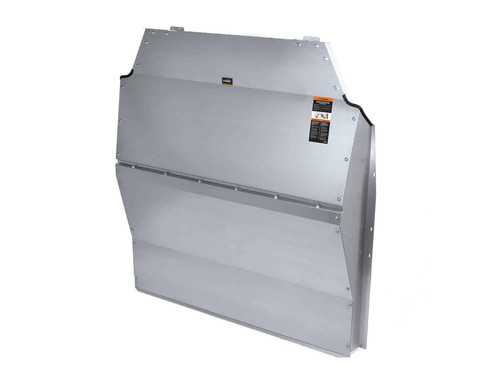Contoured Aluminum Partition for Transit Van
