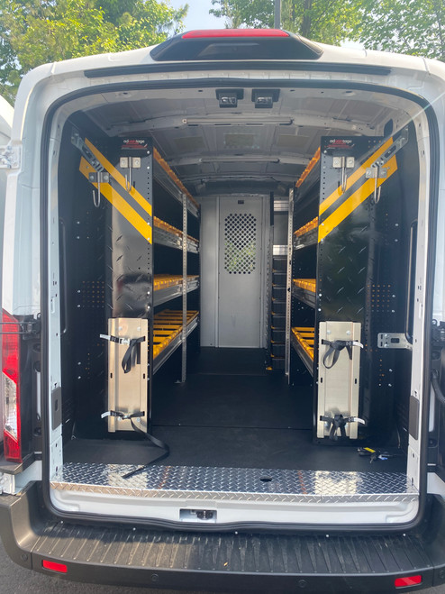 Transit Medium Roof Van HVAC Shelving Package