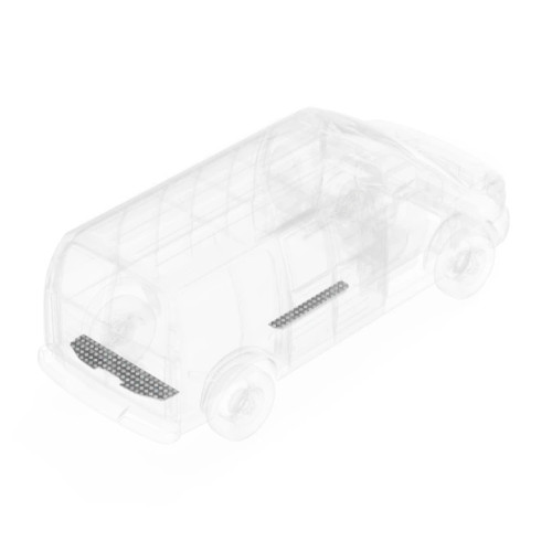 GMC Savana/Chevy Van Aluminum Side and Rear Floor Sills