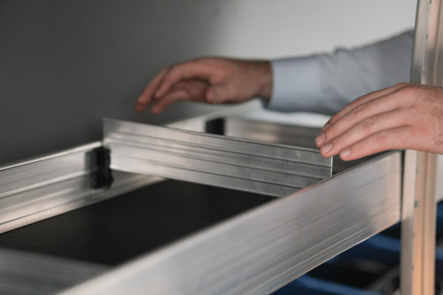 Aluminum Shelf Dividers for Packd Shelving