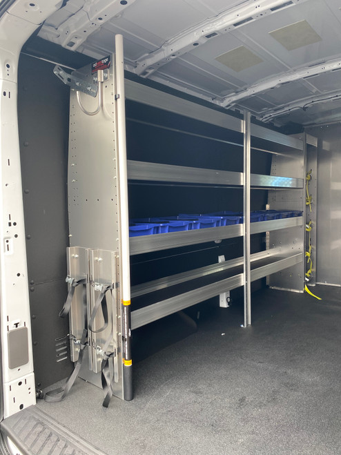 96"L x 62"H 4-Shelf Shelving Unit (#C5-96-4-BX)