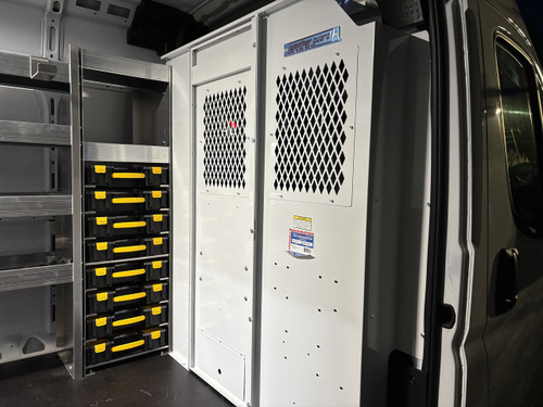 Straight Steel Partition for ProMaster Van (With or Without Swing Door ...