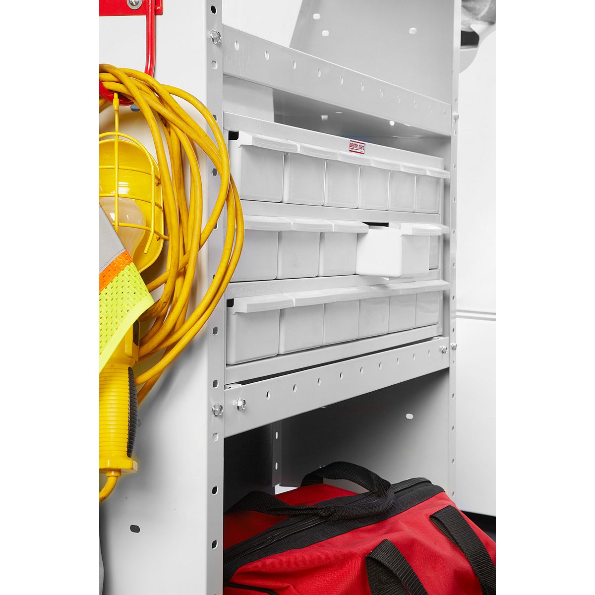 vanページ(3) 18 Bin Parts Cabinet for Cargo Vans (#9918-3-02)