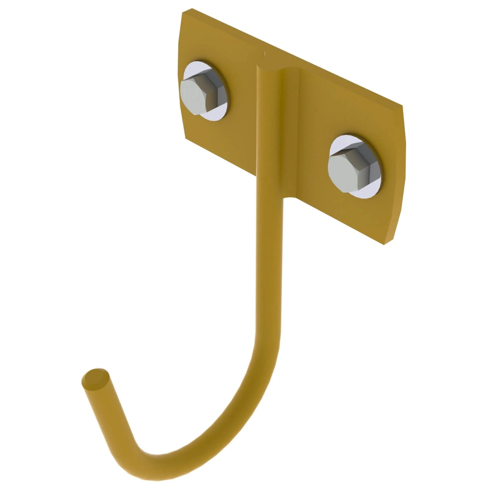 Set Of 2 Steel Utility Hooks For Van Shelving – Gray – Heavy Duty Storage