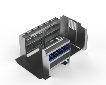 General Service Racks Savana/Express Van Aluminum General Service Shelving Package