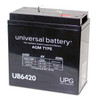 6V 42Ah AGM SLA Battery UB6420 PS-6360 Universal Battery