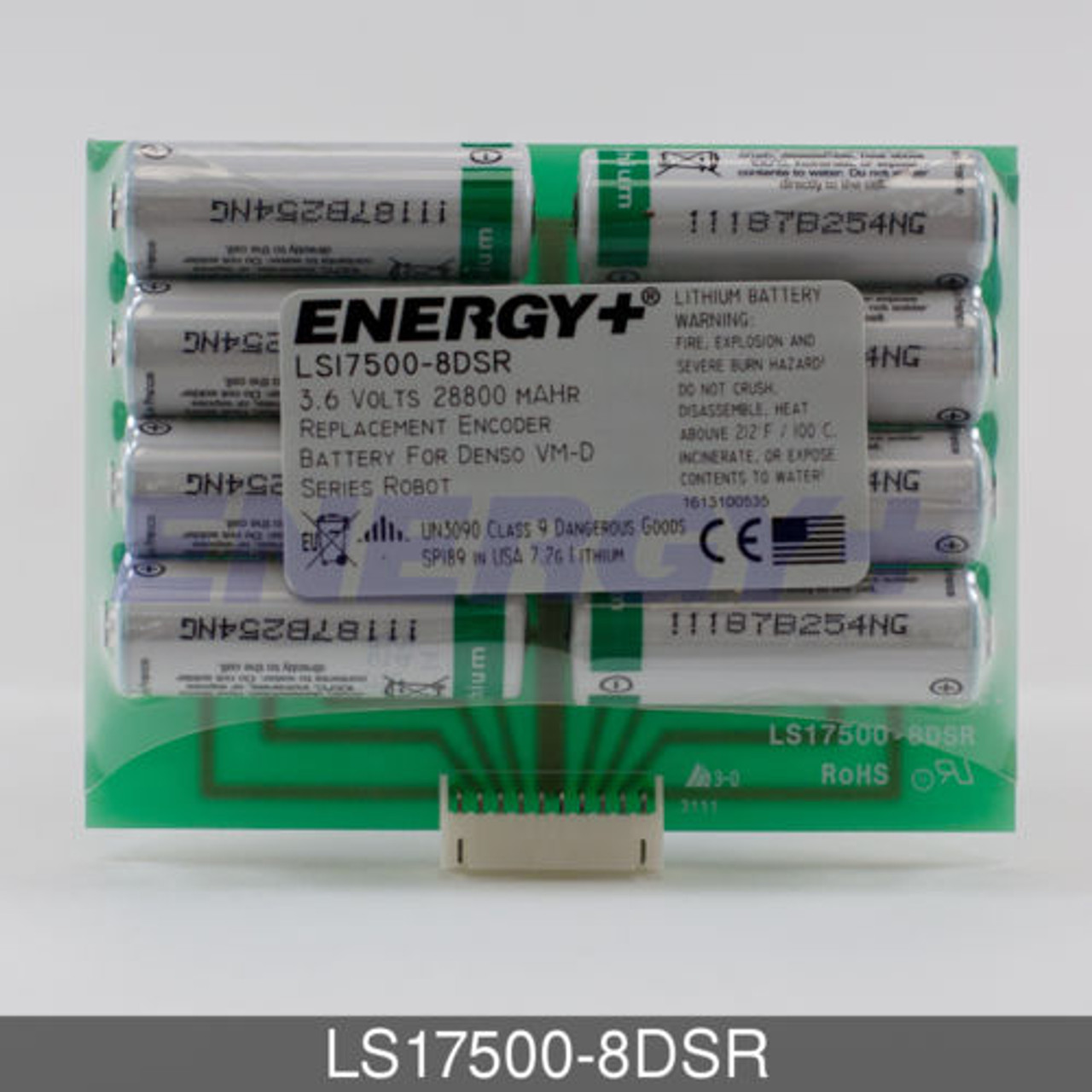 4076-0080, LS17500-8DSR Denso Battery