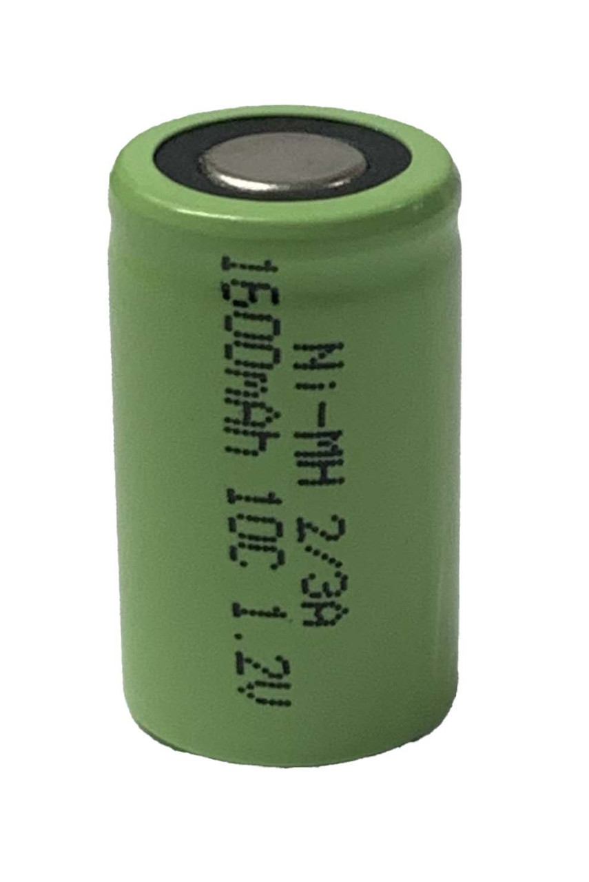 2/3A 1600mah Nimh High Rate 10C Max RC Battery