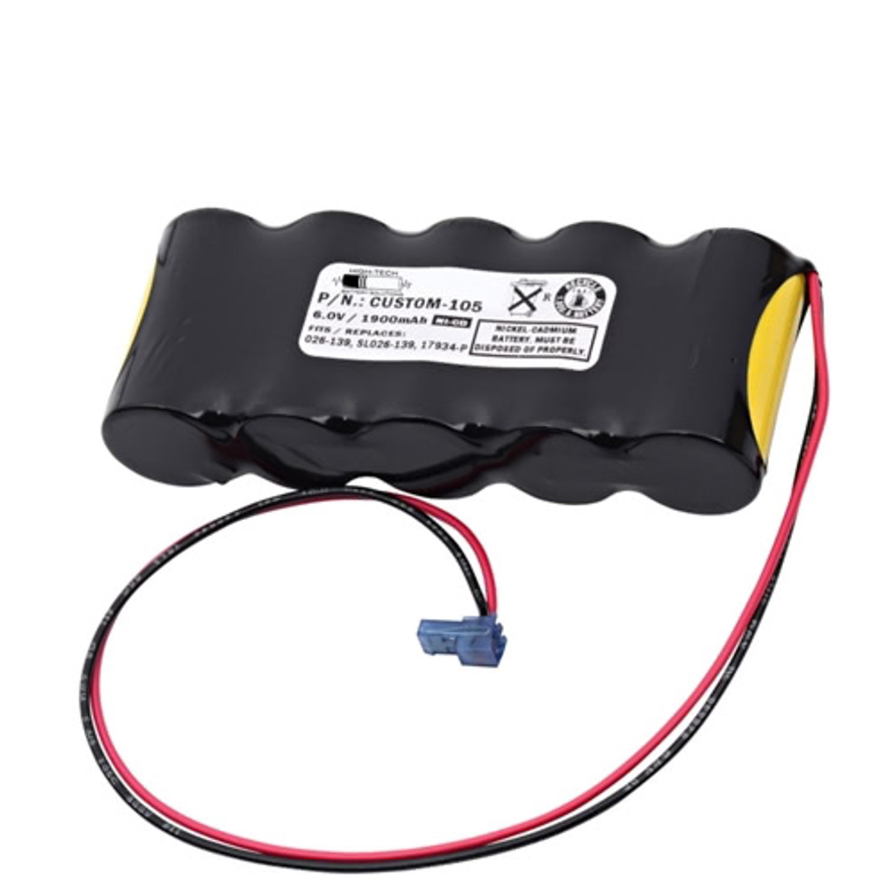026-139 Sure-Lite Nicad Battery Replacement