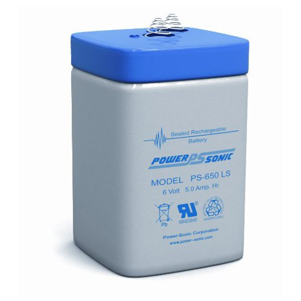 PowerSonic PS-650LS 6V 5.0Ah Battery