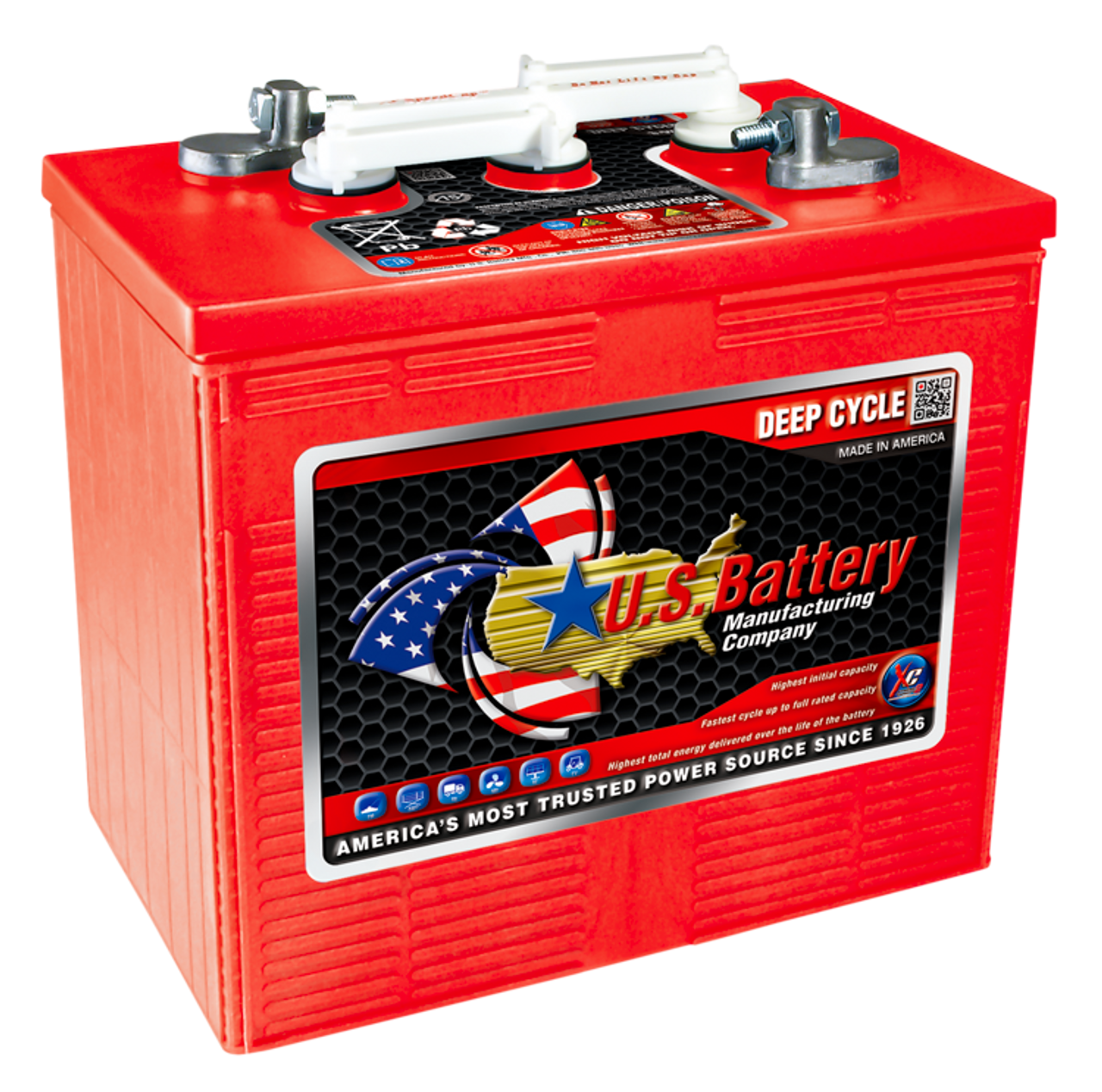 US250XC2 Group 901 U.S Battery 6V Deep Cycle Battery