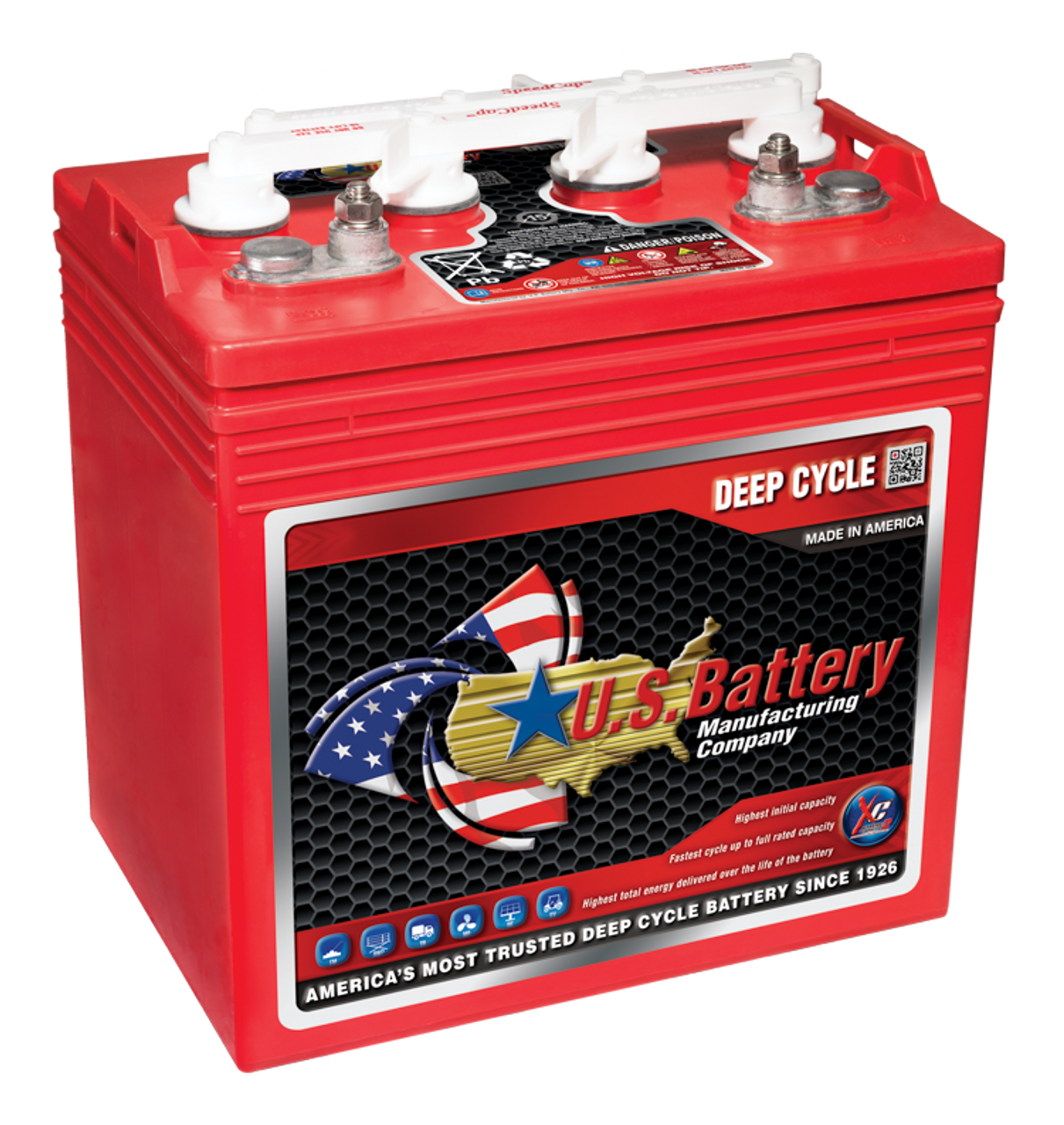 Group GC8 8V US8VGCHC U.S Battery Deep Cycle Battery