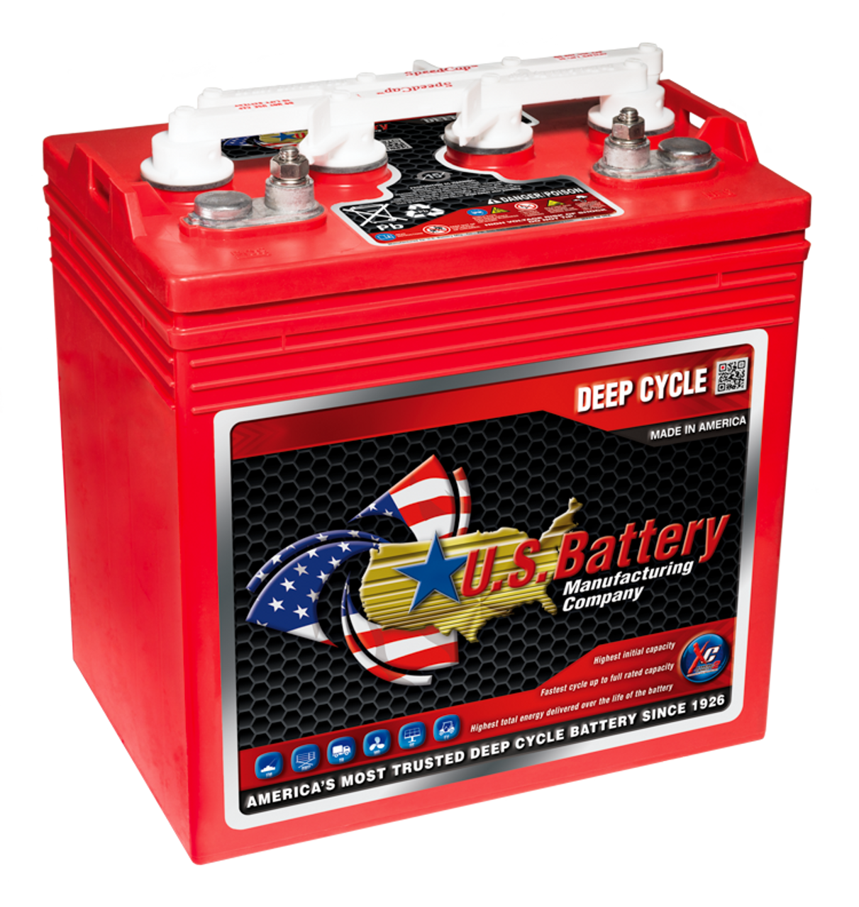 US Battery US8VHATB Group GC8H Deep Cycle Battery