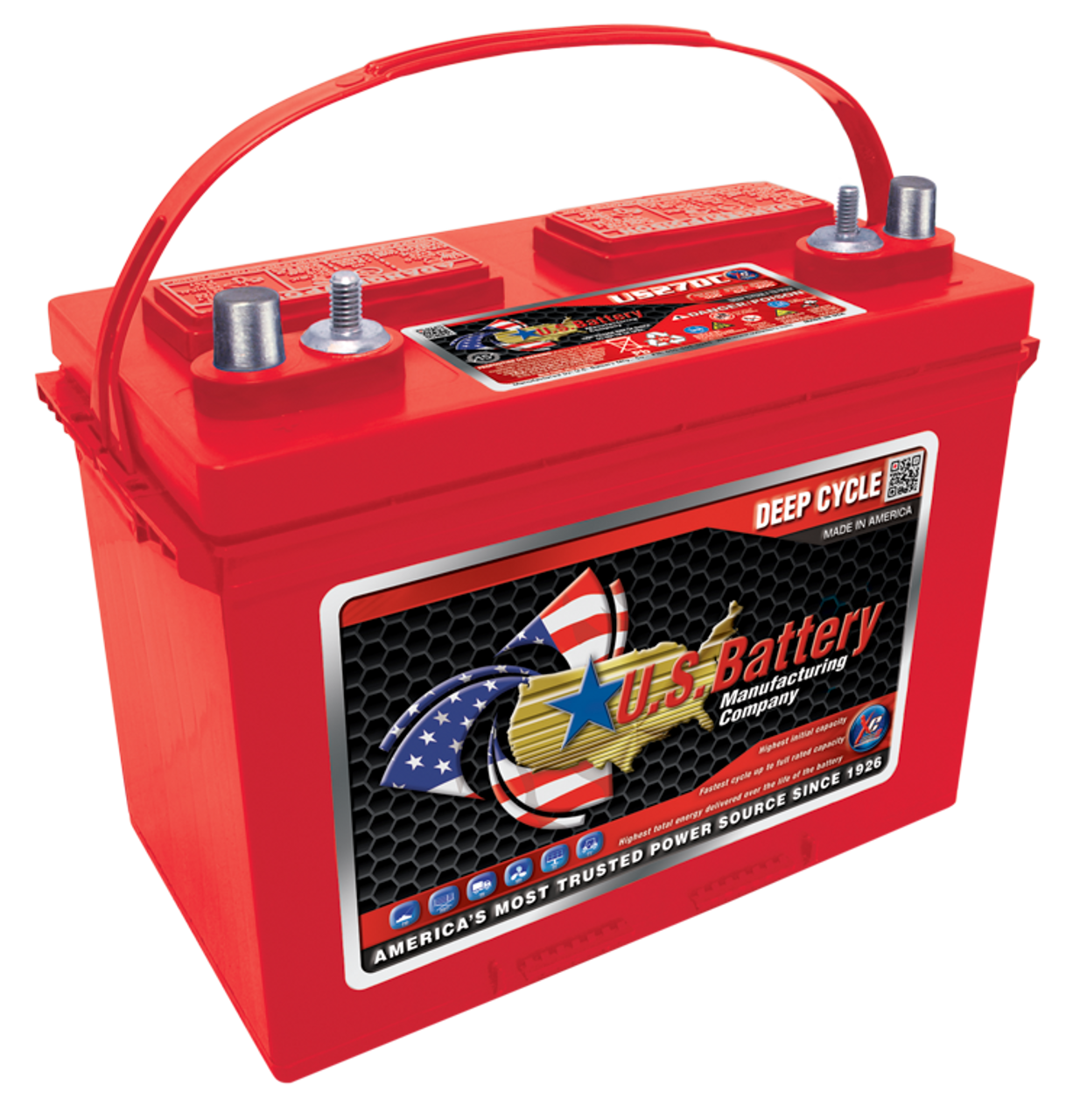 US Battery US24DCXC2 Group 24 Deep Cycle Battery